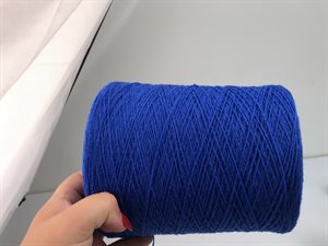 Shetlandsuld 2 trådet - azur blå, ca 500 gram